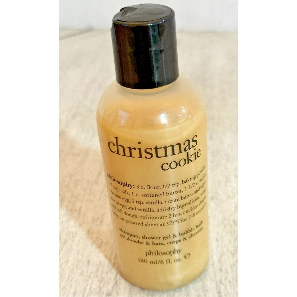 Philosophy 2 Pc Set Peppermint Stick & Christmas Cookie Shampoo Shower Gel 180mL